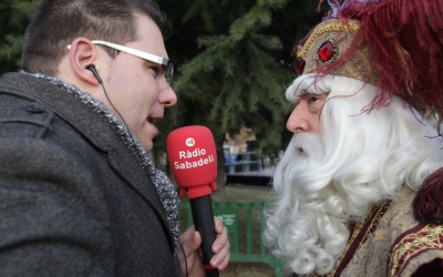 Carles Baldellou durant una Cavalcada de Reis a Sabadell | Arxiu